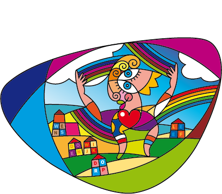 Kern met pit